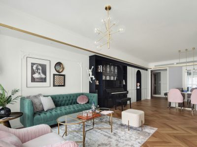 龙湖·舜山府-136㎡-北欧风效果图