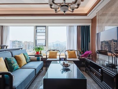 天浩上元郡-108㎡-现代风效果图