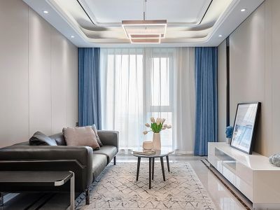 龙腾御锦-109㎡-现代风效果图