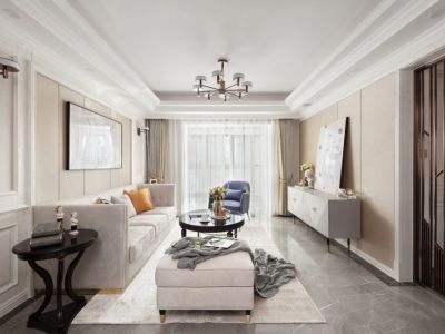 嘉禾福苑-118㎡-现代风效果图