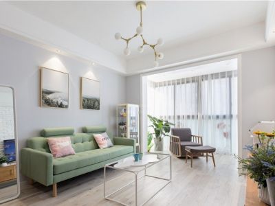 广福苑-95㎡-北欧风效果图