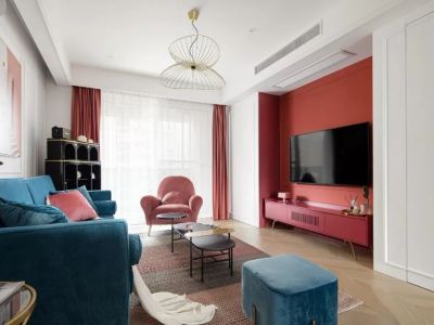 水月苑-112㎡-北欧风效果图