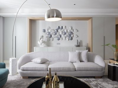 金色海岸-109㎡-现代风效果图