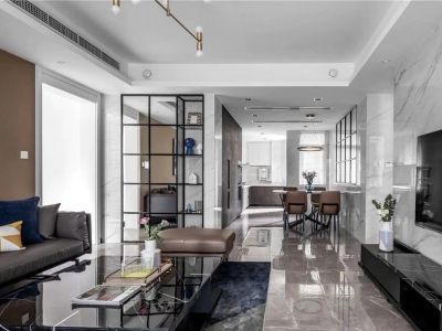 世纪锦江-117㎡-现代风效果图