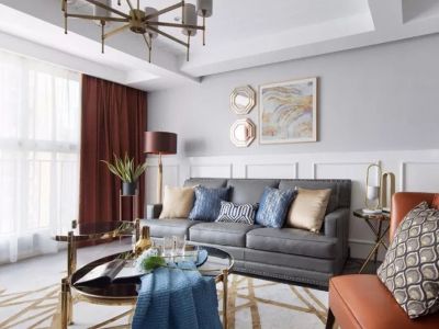 中庚·香江世界-118㎡-轻奢风效果图