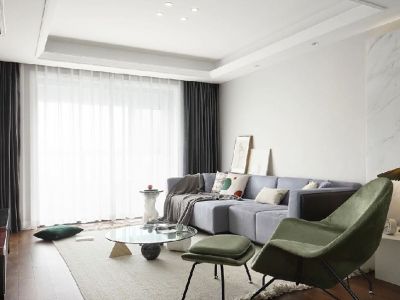 万科麓山-124㎡-现代风效果图