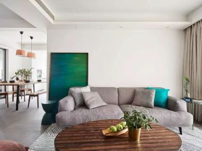 美的国宾府-126㎡-北欧风效果图