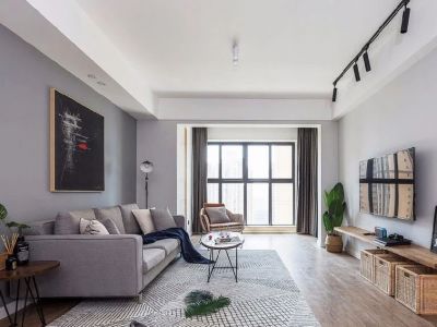 岚湾·正荣府-128㎡-现代风效果图