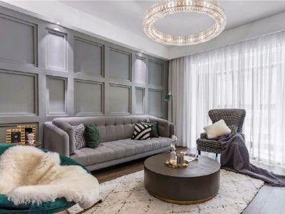 正祥特区·美居-113㎡-美式风效果图