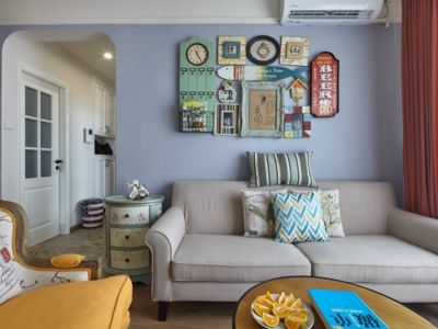 恒大雅苑-87㎡-美式风效果图