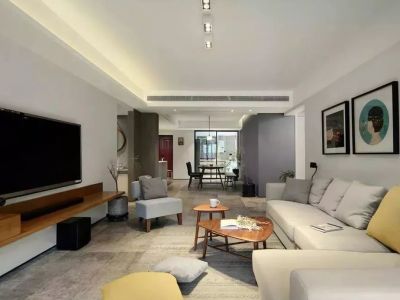 恒大雅苑-128㎡-现代风效果图