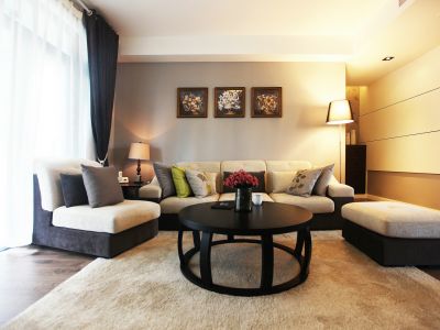 昊龙华庭-140㎡-现代风效果图