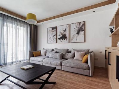 北兴御景山-102㎡-现代风效果图