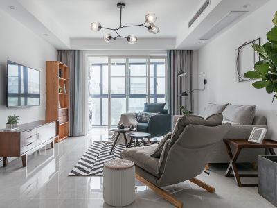 遂宁花园-111㎡-北欧风效果图