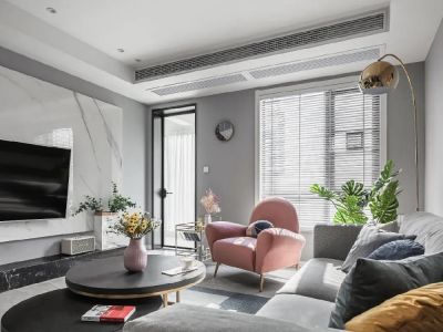 银城江畔-79㎡-北欧风效果图