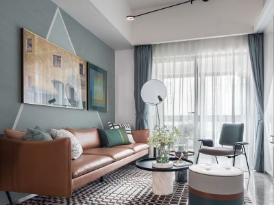 紫薇东进-116㎡-北欧风效果图