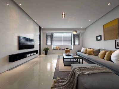 华豪丽晶-117㎡-现代风效果图