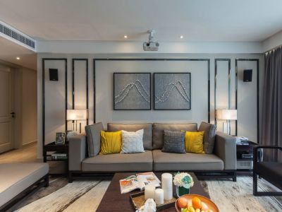 东新城市花园-121㎡-现代风效果图