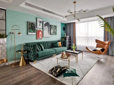 恒大港湾-140㎡-北欧风效果图