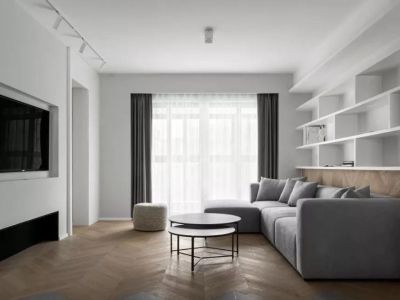 小平岛月伴湾-128㎡-现代风效果图