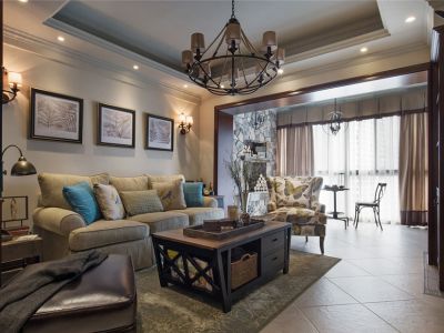 恒大名都-120㎡-现代风效果图