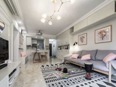 安泰华庭-121㎡-欧式风效果图