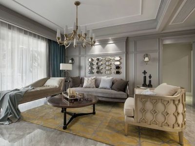 三园新城佳苑-135㎡-欧式风效果图