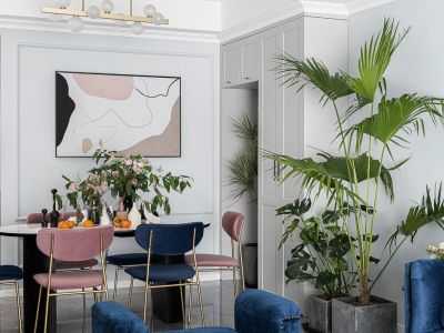 嘉利学府-120㎡-现代风效果图