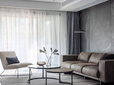 紫棠府115平现代简约风格装修案例