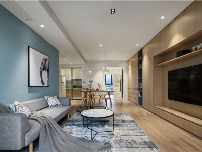 萨尔斯堡-124㎡-简约风效果图