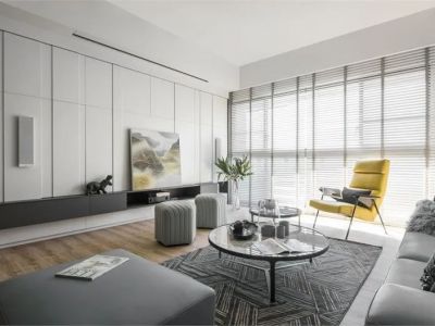 中海海港城-118㎡-现代风效果图