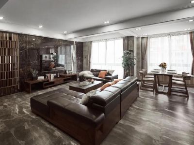 教育城156平米四居室现代简约风格装修案例