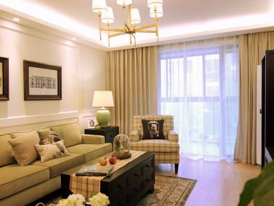 豪方东园-110㎡-现代风效果图