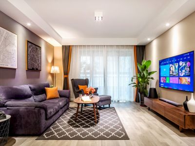 桑泰龙樾-88㎡-简约风效果图