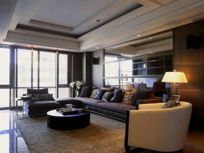 今日香沙御景园-90㎡-现代风效果图