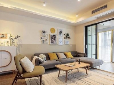 瑞景河畔家园-119㎡-北欧风效果图