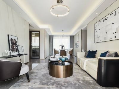 龙光玖悦台-120㎡-现代风效果图