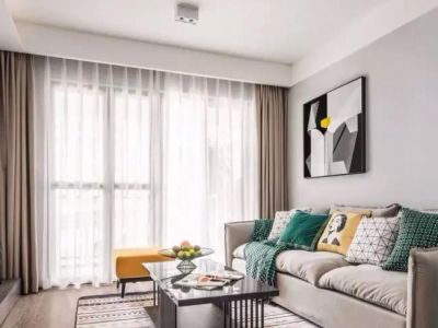 中海河山郡-105㎡-北欧风效果图