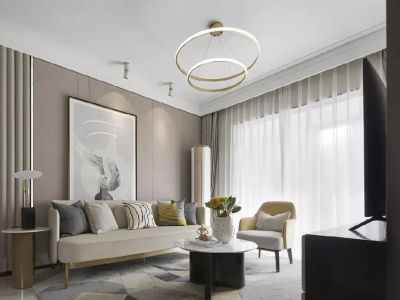 荣利·海云山-95㎡-欧式风效果图