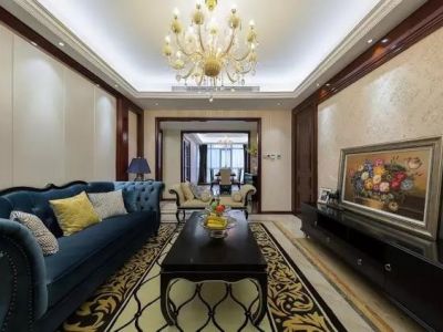 温泉凯盛家园-138㎡-美式风效果图