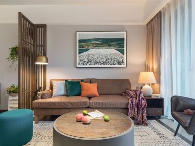 唐园小区-103㎡-现代风效果图