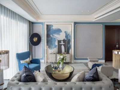 金茂宸南里-120㎡-轻奢风效果图