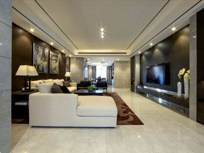 丽都水岸-105㎡-现代风效果图