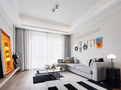 凯宇海德公园-95㎡-现代风效果图