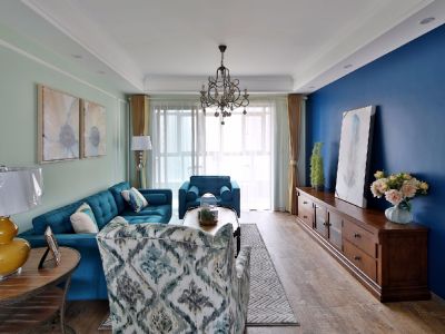 万科福晟翡翠里溪望-143㎡-新古典风效果图