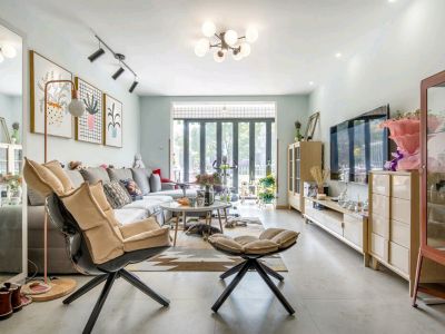 今日香沙御景园-80㎡-北欧风效果图