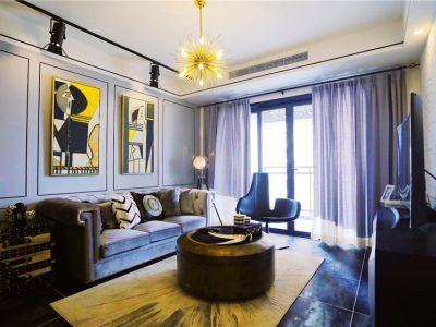 新建城-95㎡-混搭风效果图