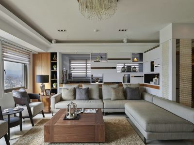 恒大珺庭-140㎡-现代风效果图