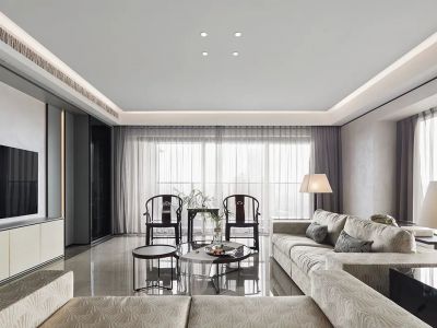 中海上园湾-235㎡-现代风效果图