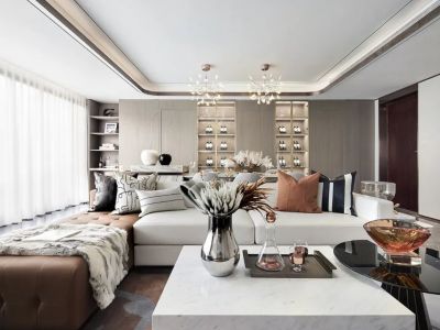 悦云庭-122㎡-现代风效果图